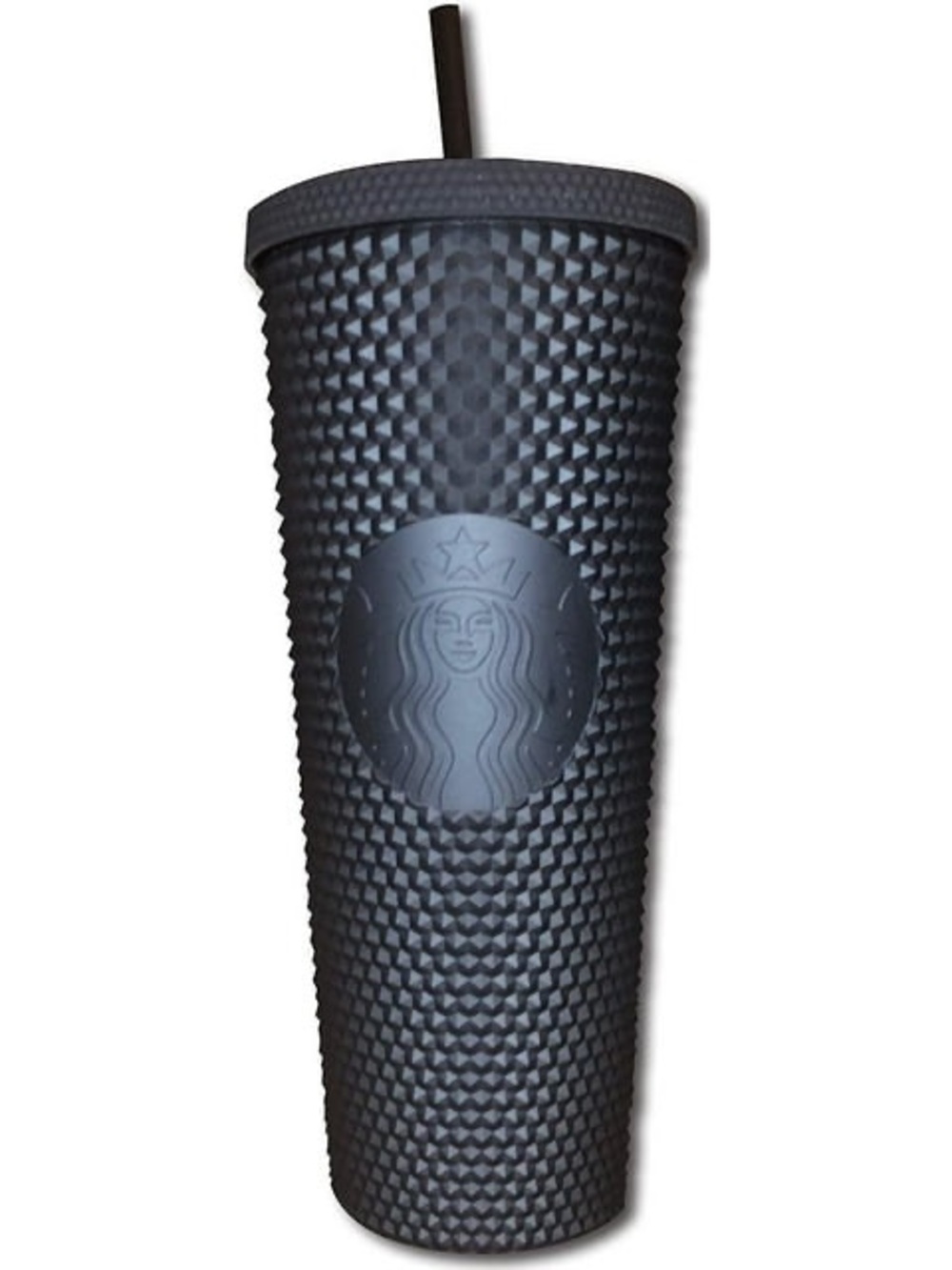 Starbucks Black Matte Studded Venti Tumbler - 24 oz Geometric Cup